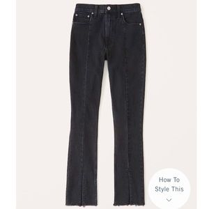 Abercrombie High Rise Jeans with front slit